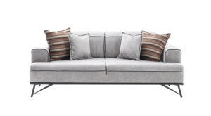 Canapea Oscar Gri, 2 Locuri - Design Modern