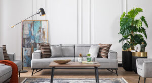 Canapea Oscar Gri, 3 Locuri - Stil și Confort