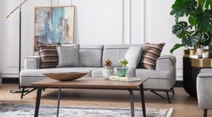 Canapea Oscar Gri, 3 Locuri - Stil și Confort