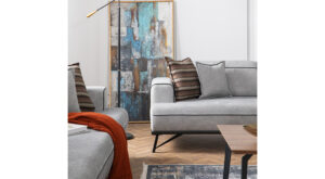 Canapea Oscar Gri, 3 Locuri - Stil și Confort