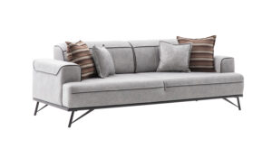 Canapea Oscar Gri, 3 Locuri - Stil și Confort