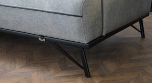 Canapea Oscar Gri, 2 Locuri - Design Modern