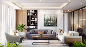 Măsuță de Cafea Basic, Design Modern, 110×68×45 cm