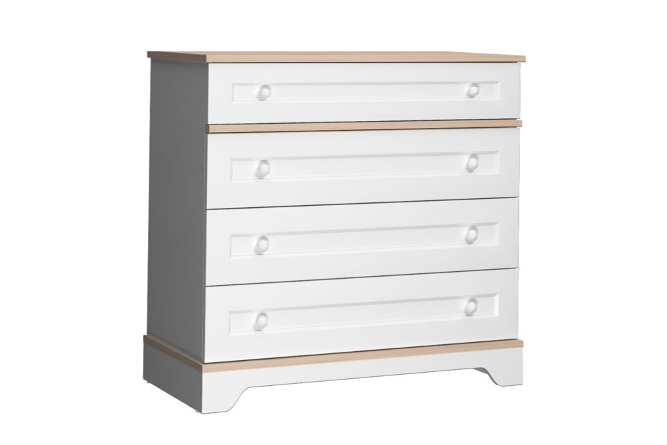 Dulap Bianca, design elegant 92×46,3×88,8 cm