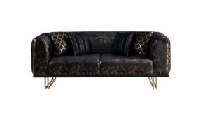 Canapea Emirgan Gold 2 Locuri - Lux și Eleganță