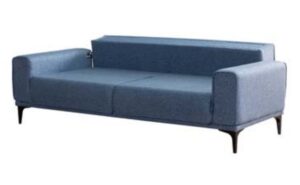 Canapea Stil Albastră, 3 Locuri, Design Modern