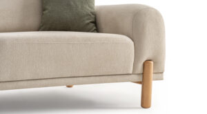 Canapea Bodrum, Crem, 3 Locuri - Design Modern