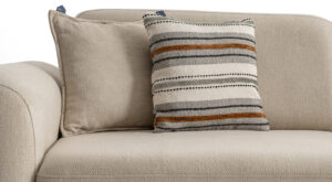 Canapea Bodrum Crem, 2 Locuri - Design Modern