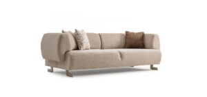 Canapea Alanya Bej, 3 Locuri, 235x100x76 cm