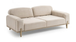 Canapea Asia Crem 3 Locuri - Design Modern