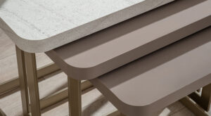 Set 3 Măsuțe Laterale Carmen - Design Modern