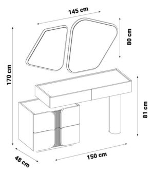 Comodă Alanya - Design Modern și Elegant