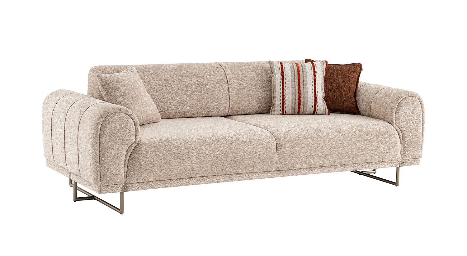 Canapea Alaska Bej 3 Locuri – Design Modern Canapea Alaska Bej 3 Locuri - Design Modern