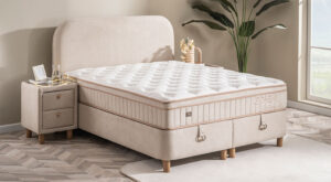 Bază de Pat Bohem - Design Elegant și Modern