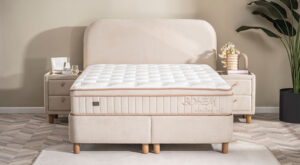 Bază de Pat Bohem - Design Elegant și Modern