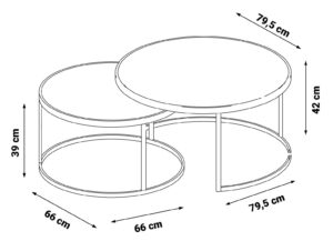 Măsuță de Cafea Noris - Design Modern și Elegant