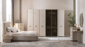 Comodă Alaska 60×45×109 cm - Design Elegant