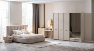 Noptieră Alaska - Design Modern, 2 Piese